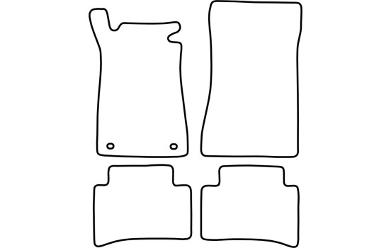 Car mats Velor suitable for Mercedes C Class W202 1993-2000, Image 6