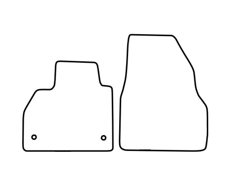 Car mats Velor suitable for Mercedes Citan 2012-, Image 6