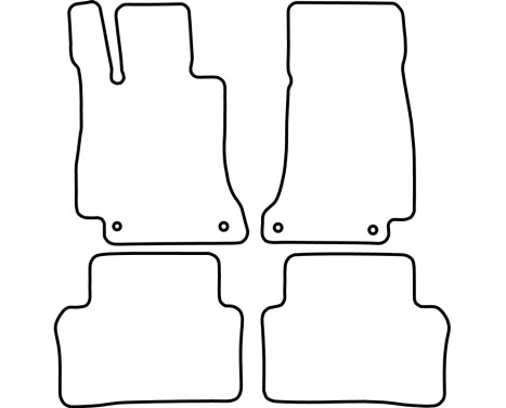 Car mats Velor suitable for Mercedes E-Class W213 2016-, Image 6