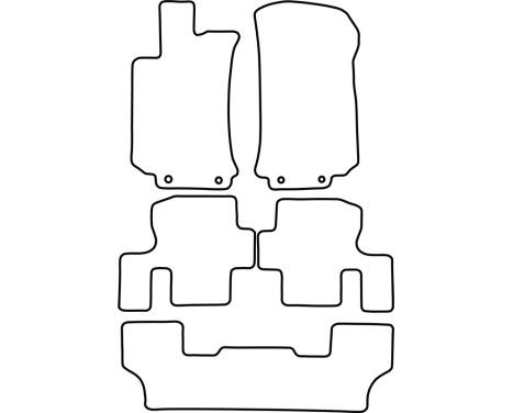 Car mats Velor suitable for Mercedes R-Class W251 2005-2010, Image 6