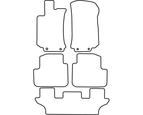 Car mats Velor suitable for Mercedes R-Class W251 2010-, Image 6
