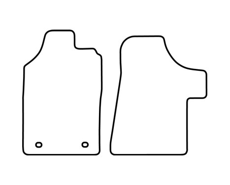 Car mats Velor suitable for Mercedes Vito 2010-2013 (only for), Image 6