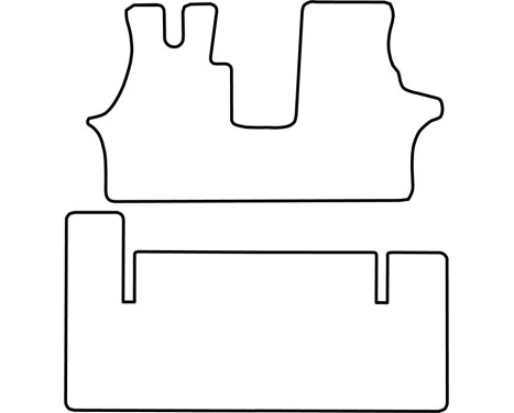 Car mats Velor suitable for Mercedes Vito V-class (only for), Image 6