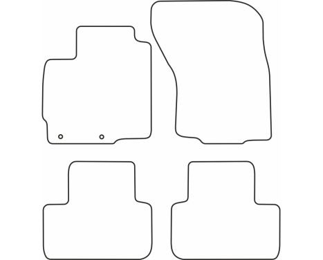 Car mats Velor suitable for Mitsubishi ASX 2, Image 6