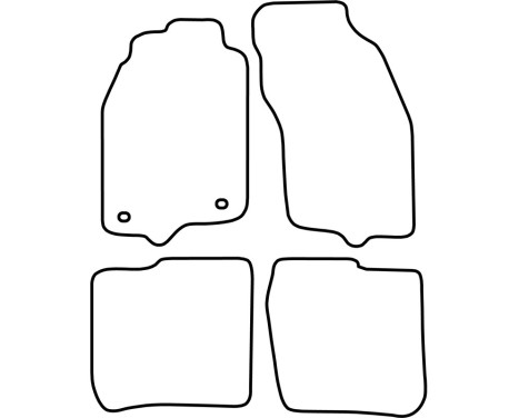Car mats Velor suitable for Mitsubishi Carisma 1995-2001, Image 6