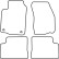 Car mats Velor suitable for Mitsubishi Colt 1996-2004, Thumbnail 6