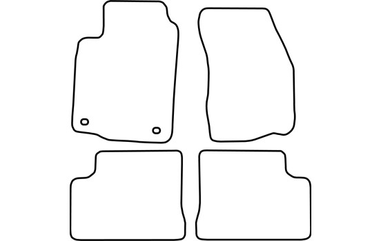 Car mats Velor suitable for Mitsubishi Colt 1996-2004, Image 6