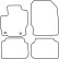 Car mats Velor suitable for Mitsubishi Colt 3-door 2004-2009, Thumbnail 6