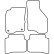Car mats Velor suitable for Mitsubishi Galant 1997-2004, Thumbnail 6