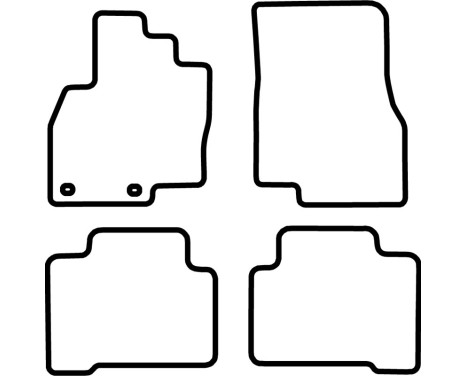 Car mats Velor suitable for Mitsubishi Grandis 2004-2011 (2 rows / 5 persons), Image 6