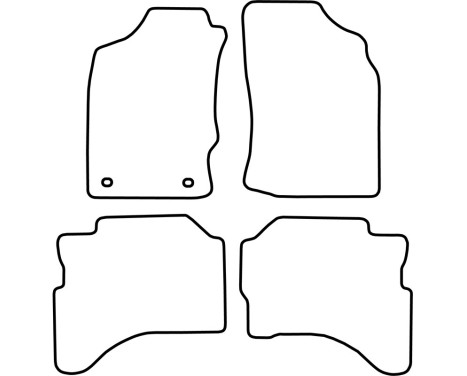 Car mats Velor suitable for Mitsubishi L200, Image 6