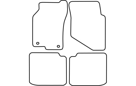 Car mats Velor suitable for Mitsubishi Lancer 1992-1996, Image 6