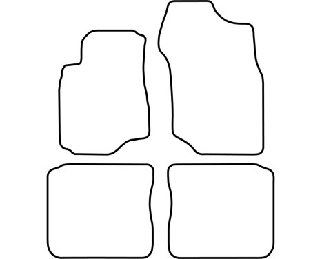 Car mats Velor suitable for Mitsubishi Lancer 2004-2008, Image 6