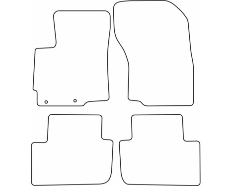 Car mats Velor suitable for Mitsubishi Outla, Image 6