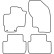 Car mats Velor suitable for Mitsubishi Outlander III PHEV 2013-, Thumbnail 6