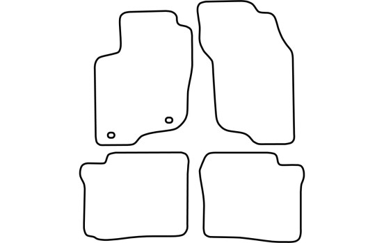 Car mats Velor suitable for Mitsubishi Spacestar 1998-2005, Image 6