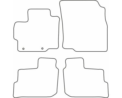 Car mats Velor suitable for Mitsubishi Spacestar/Mirage 2013-, Image 6