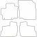 Car mats Velor suitable for Mitsubishi Spacestar/Mirage 2013-, Thumbnail 6