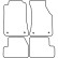 Car mats Velor suitable for Nissan 200SX S14 1991-, Thumbnail 6