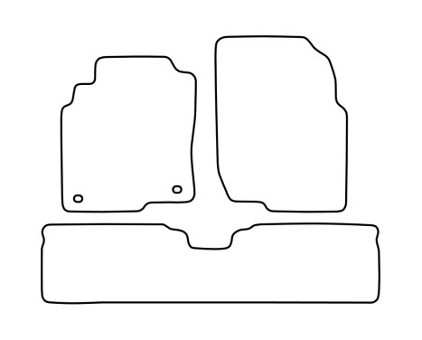 Car mats Velor suitable for Nissan Almera Tino 2000-2006, Image 6