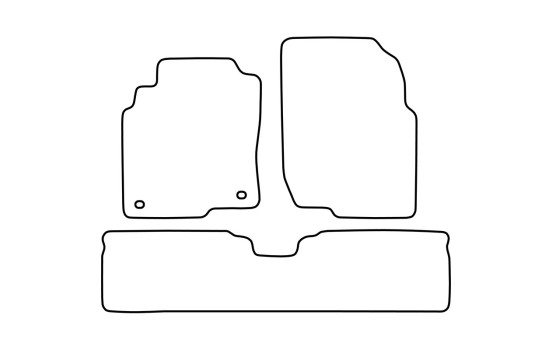 Car mats Velor suitable for Nissan Almera Tino 2000-2006, Image 6