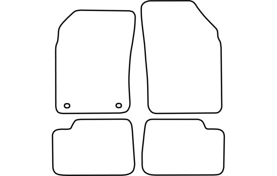 Car mats Velor suitable for Nissan Micra 1992-2003, Image 6