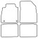 Car mats Velor suitable for Nissan Micra K14 2017-, Thumbnail 6