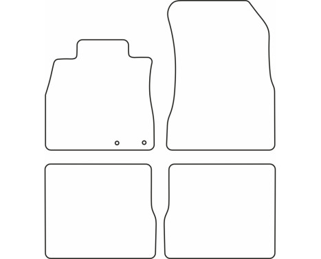 Car mats Velor suitable for Nissan Note II 2014-, Image 6