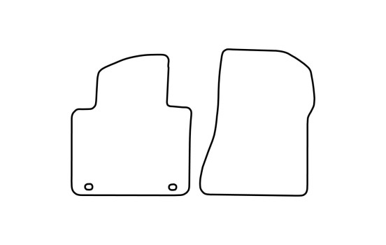 Car mats Velor suitable for Nissan NV200 2010-, Image 5