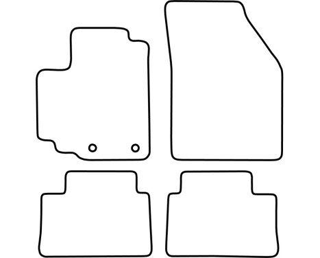 Car mats Velor suitable for Nissan Pixo 2009-, Image 6