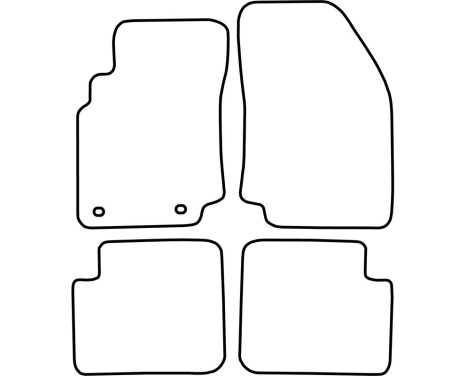 Car mats Velor suitable for Nissan Primera 1990-1996, Image 6