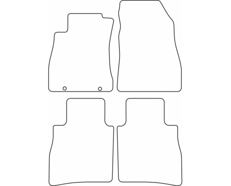 Car mats Velor suitable for Nissan Pulsar 2014-, Image 6