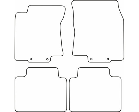 Car mats Velor suitable for Nissan X-Trail T32 2013-, Image 6