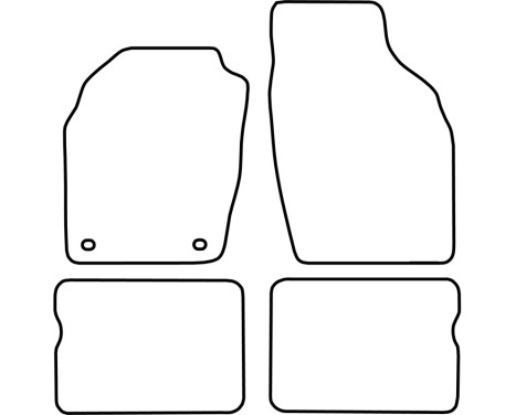 Car mats Velor suitable for Opel Agila 2000-2002, Image 6
