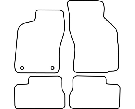 Car mats Velor suitable for Opel Astra F 1991-1997, Image 6
