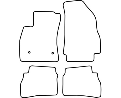 Car mats Velor suitable for Opel Combo Tour 2012-, Image 6