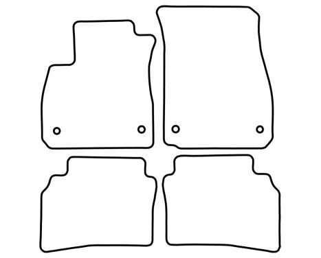 Car mats Velor suitable for Opel Insignia 2017-, Image 6