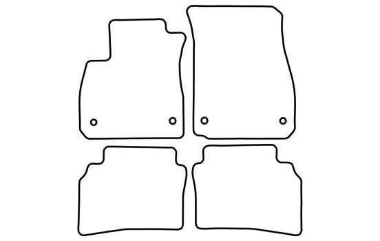 Car mats Velor suitable for Opel Insignia 2017-, Image 6