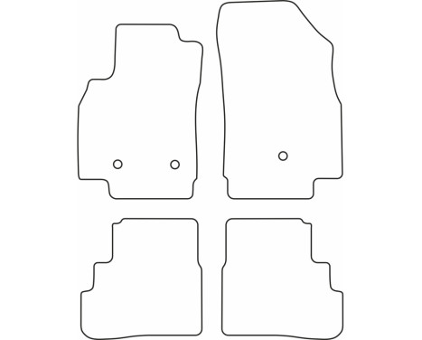 Car mats Velor suitable for Opel Karl 2015-, Image 6