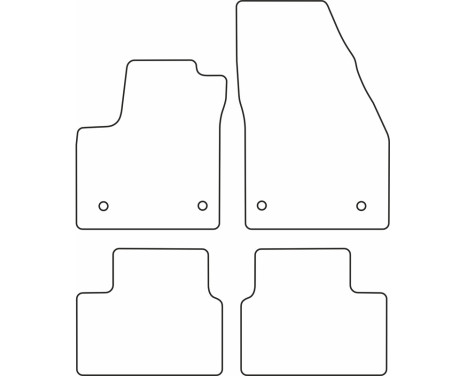 Car mats Velor suitable for Opel Meriva B 2010-, Image 6