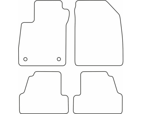Car mats Velor suitable for Opel Mokka 2012-, Image 6