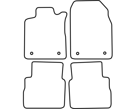 Car mats Velor suitable for Opel Signum 2003-2008, Image 6