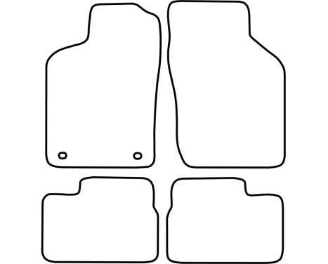 Car mats Velor suitable for Opel Vectra A 1988-1995 / Calibra A 1990-1997, Image 6