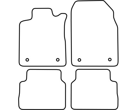 Car mats Velor suitable for Opel Vectra C 20, Image 6