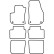 Car mats Velor suitable for Opel Zafira B 2005-2011 (7 persons), Thumbnail 6