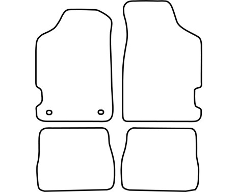 Car mats Velor suitable for Peugeot 106 1996-2003, Image 6