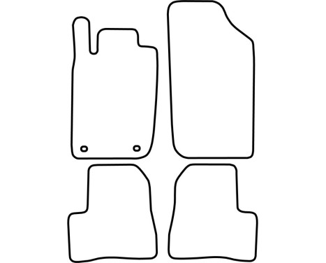Car mats Velor suitable for Peugeot 206 SW 2002-2007, Image 6