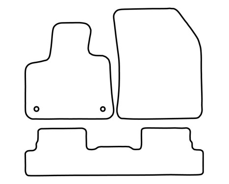Car mats Velor suitable for Peugeot 3008 201, Image 6
