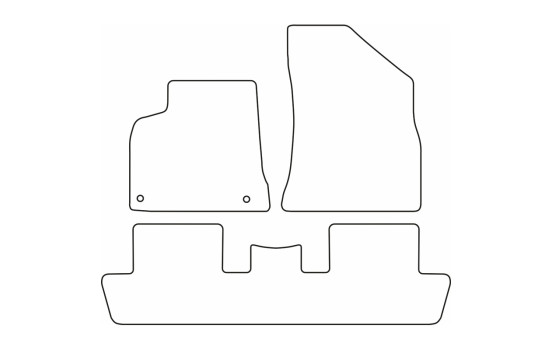 Car mats Velor suitable for Peugeot 5008 2009-2016, Image 6