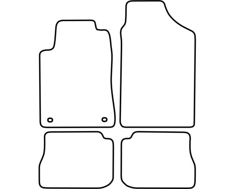 Car mats Velor suitable for Peugeot 605 1991-2000, Image 6